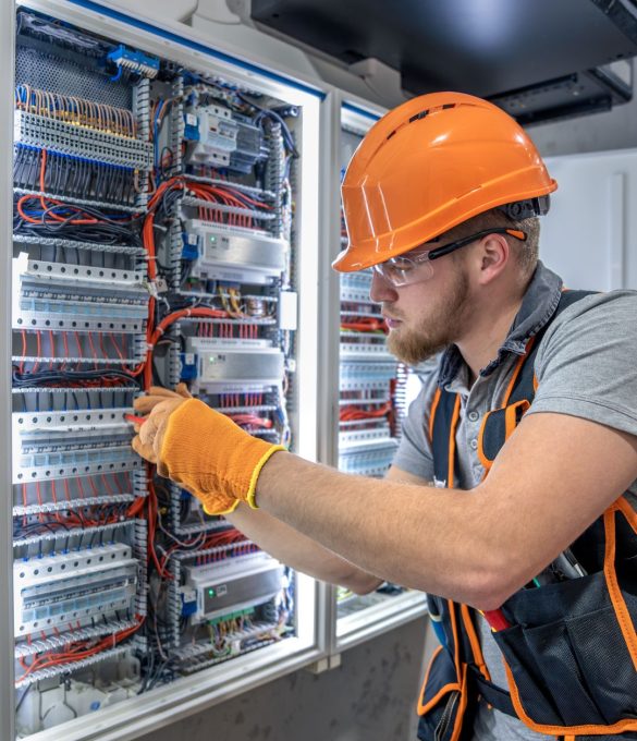 mannlicher-elektriker-der-der-elektrischen-tafel-arbeitet-mannlicher-elektrotechniker-overall_test_